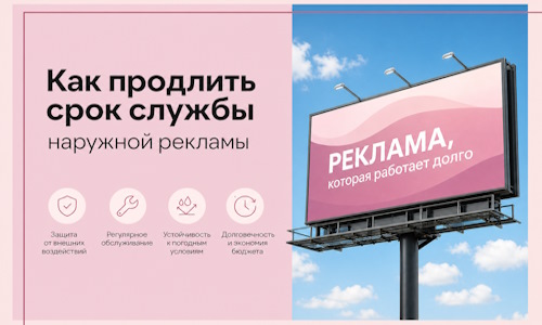 Как продлить срок службы наружной рекламы в Миассе
