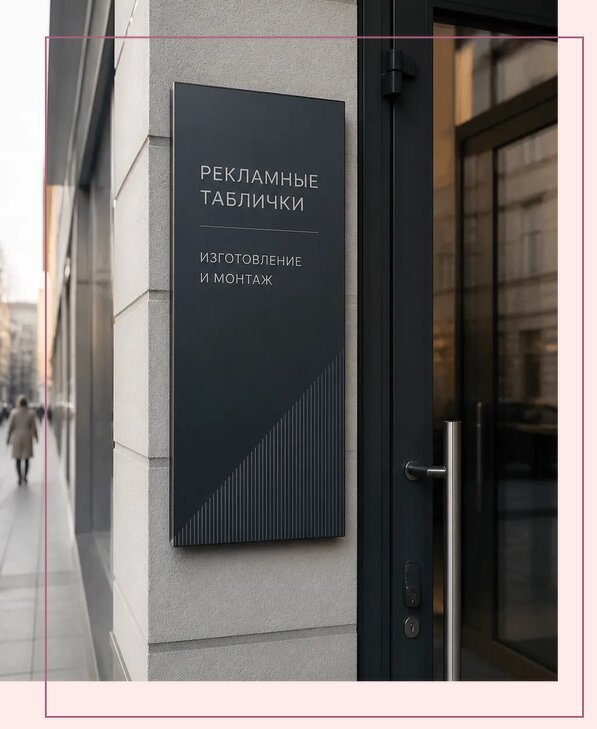 Рекламные таблички в Миассе по цене от 4577 р. | Аванза-Мсс